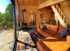 Villa Prefabricada de Diseño Moderno en Madera, Casa de Campo Impermeable con Sala de Estar, Dormitorio, Comedor, Baño, Almacén, Hoteles TULPAR - Product Image 6