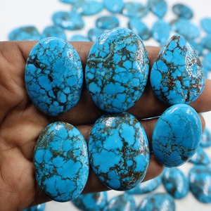 Gran Venta de piedras preciosas turquesas sintéticas azules, piedras preciosas sueltas para mujer, fabricación de joyas, piedras azules de forma mixta, Turquesa - Product Image 1
