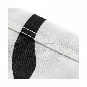 Chemise décontractée à manches courtes pour homme, imprimé abstrait tourbillonnant blanc et noir, chemise de plage d'été, col cubain, style hawaïen, respirante - Product Image 5