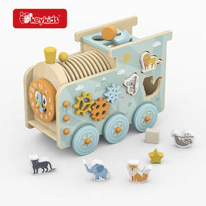 Okeykids OEM Giocattolo Educativo per Bambini Cubo Sensoriale in Legno Colorato Ecologico con Labirinto di Perline per 5-7 Anni W11B345 - Product Image 5