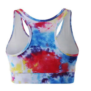 Compression Fit femmes vêtements de sport soutien-gorge de sport tissu doux séchage rapide extensible haut soutien entraînement course Yoga vêtements - Product Image 5