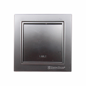 1 Gang 1 Way With Indicator Silver Stone 220V IP22 Wall <b>Switch</b> 16A Electric Power <b>Light</b> <b>Switch</b> ABS Plastic Home Use EU/UK/US - Product Image 1