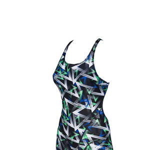 Maillots de bain d'une seule pièce de dames de service d'OEM dans le maillot de bain teint par plaine de couleur unie pour l'usage extérieur - Product Image 4