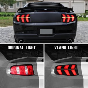 Luces Traseras LED VLAND para <span class=keywords><strong>Ford</strong></span> <span class=keywords><strong>Mustang</strong></span> 2010-2012 de 5ª Generación con Intermitentes de 7 Modos - Product Image 3