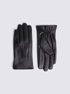 Gants de moto en cuir thermique pour homme, épais, en polaire, pour la saison hivernale, confortables, respirants, écologiques - Product Image 4
