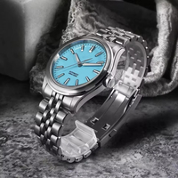 Reloj de Acero Inoxidable Resistente al Agua de 100 m con Logotipo Personalizado OEM ODM, Miyota 9015 Automático de 39 mm, Fábrica de Relojes de Marca Blanca, CE RoHS