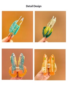 Pinzas de pelo de acetato con diseño de pez, pinzas de garra de acetato únicas, antideslizantes, de sujeción fuerte, pinza de mandíbula, pinza de garra grande con diseño de animal marino para mujer y niña - Product Image 6