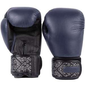 Guantes de Boxeo Auténticos de Fabricación Personalizada en Colores Ganadores, de Alta Calidad, Cuero Genuino, Absorben la Humedad, Cierre de Velcro - Product Image 1