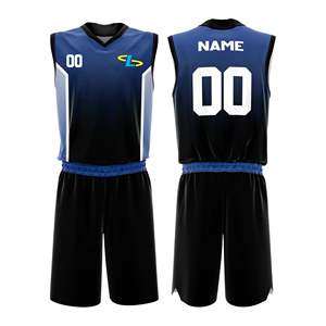 Uniforme de Baloncesto Hecho en Pakistán, Producto Top 10, Diseño Personalizado, Manga Corta, Uniforme de Baloncesto Masculino en Venta - Product Image 6