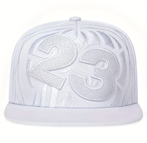 Casquette de baseball en sergé à 5 panneaux brodée de basket-ball unisexe Hip Hop Snapbacks réglables pour femmes et hommes - Product Image 2