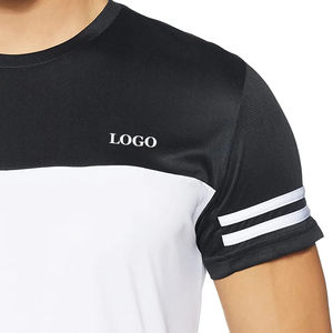 Camiseta de Manga Corta para Hombre, Cómoda, de Fabricantes Personalizados, Ropa Deportiva y Urbana, Transpirable, Cuello Redondo, Lisa, Teñida - Product Image 3