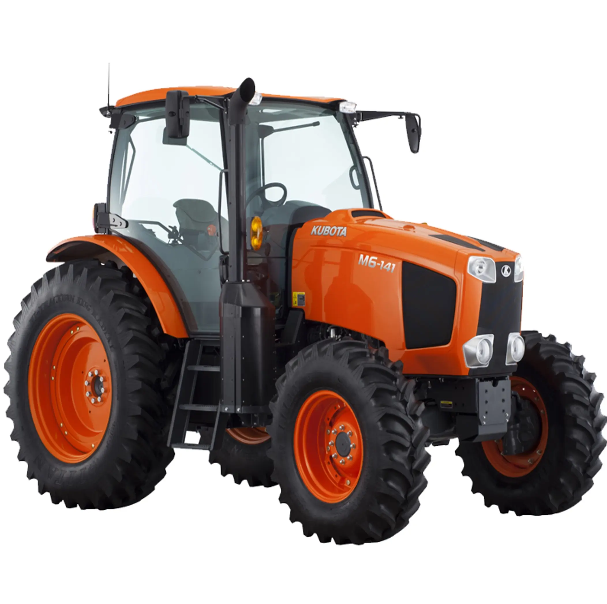Good Deal Fairly Used Agricultural Machinery 2017 Kubota Tractors M6-141 Red Color For Sale