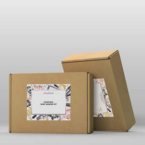 Kit de toilette réutilisable - Kit de fabrication de savon au charbon de bois - Product Image 1