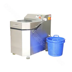 Lettuce washing and drying vegetable vibration dewatering machine