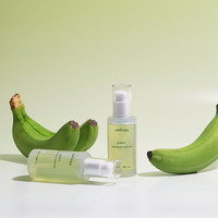WELLOGY Sérum de banane verte liquide naturel Produit de soin de la peau pour le visage Anti-âge Exfoliant améliorant le blanchiment et l'éclaircissement