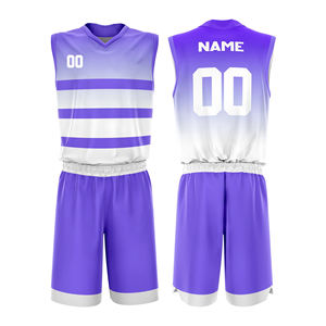 Vente chaude, tenue de basket-ball d'entraînement d'usine, style personnalisé, nouveau style, séchage rapide, uniforme de basket-ball pour hommes, ensemble de vêtements de sport de haute qualité - Product Image 5