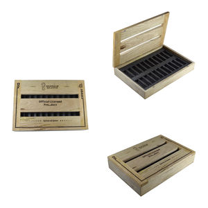 Juego de utensilios de cocina de madera de calidad clásica, decoración para Masala Dabba, color Natural, diseño de caja de comida picante - Product Image 5