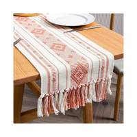 Robuster Slub Weave Esstisch läufer aus reiner Baumwolle 45x180 cm AZO Free Certified Erschwing liches, stilvolles Dekor für Restaurants und Häuser