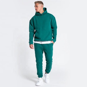 Survêtements pour hommes Survêtements verts avec logo et étiquettes personnalisés - Product Image 1