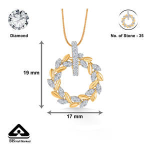 Pendentif en or 14 carats avec perle d'eau douce pour femme - Bijou de fiançailles tendance - Product Image 5