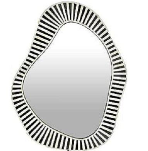 Modern Art Deco Indian Bone Inlay Design Rectangular Home Decorative Wall <b>Mirror</b> with New Style - Product Image 5