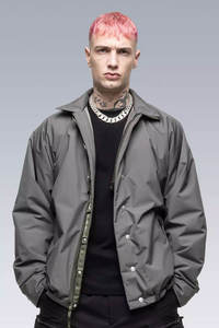 2025 personnalisé Techwear Cyberpunk tactique hommes blanc urbain Hip Hop japonais Techwear vestes - Product Image 3