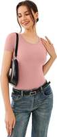 Kivotech Body en jersey de coton doux personnalisé pour femmes Style t-shirt coupe ajustée de haute qualité