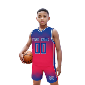 Vente en gros de service OEM Uniformes de basket-ball pour les écoles et les clubs Maillots respirants réversibles à séchage rapide entièrement personnalisés pour les équipes - Product Image 3