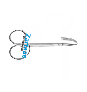 2024 tijeras de goma Dental de acero inoxidable de alta calidad de 12 cm 802 instrumentos quirúrgicos curvos fuente de alimentación Manual - Product Image 5