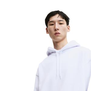 เสื้อสเวตเตอร์มีฮู้ดแบบมีเชือกผูก ผลิตจากผ้าฝ้าย 100% สำหรับผู้ชายและผู้หญิง ไซส์ใหญ่ เป็นมิตรกับสิ่งแวดล้อม เหมาะสำหรับฤดูหนาว อุ่น นุ่ม ระบายอากาศได้ดี ผ้าฟลีซ 420 กรัม ทรงหลวมด้านหน้า - Product Image 3