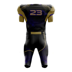 Vente en gros directe du fabricant de vêtements de sport de football américain de meilleure qualité uniformes populaires en polyester et coton imprimés - Product Image 3