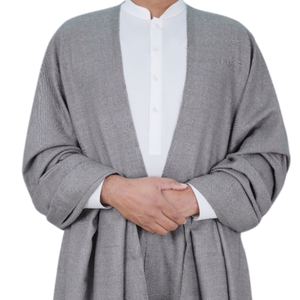 Direct Factory Supply Men's Breathable Ethnic Cashmere <b>Pashmina</b> Winter <b>Shawl</b> Custom Colors Long Solid Striped Design Wholesale - Product Image 3