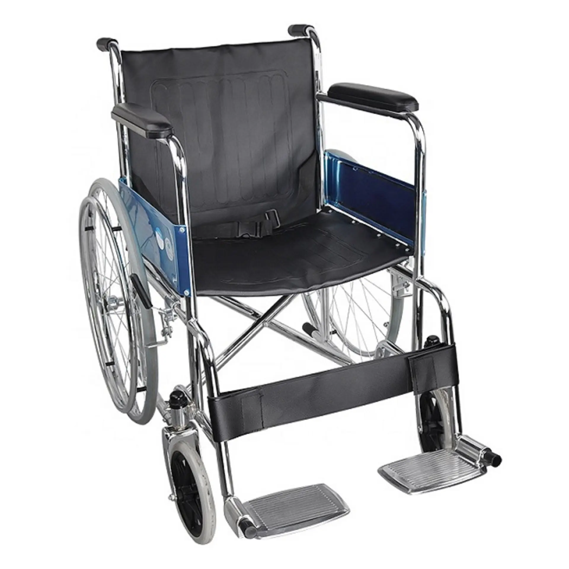 Silla de Ruedas portátil y ligera para discapacitados, plegable, Manual