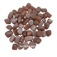 Pierre de soleil polie en vrac et pierre de lune pierres dégringolées pierres précieuses de Quartz naturel pour la guérison sculpté Feng Shui décor à la maison