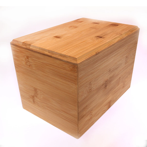 Wholesaler Manufacture American Style Bamboo Cremation Urn <b>for</b> <b>Ashes</b> 220 Cubic Inches Biodegradable & Eco-Friendly Made Vietnam - Product Image 2