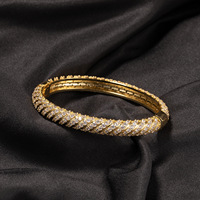 Pulsera YYN Unisex con Incrustaciones de Circonitas Cúbicas de 9mm, Brazalete Brillante para Hombre y Mujer, Disponible en Stock al por Mayor