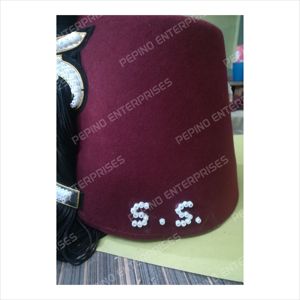 Diseño personalizado Fez Shriner Sombreros Lana Fieltro Sombrero Cuerpo Fez Cap Custom 100% Lana Bordado a mano Shriners Fez 5-8days Adultos - Product Image 5