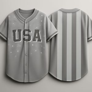 Camisetas de béisbol de softbol ligeras y transpirables para adultos de talla grande logotipo personalizado camiseta de béisbol Retro - Product Image 1