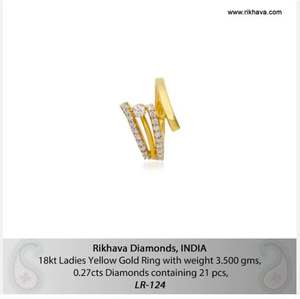 Quality Assured Pure Yellow Gold Wedding <b>Ring</b> For Bridal Betrothal with <b>Diamonds</b> <b>Ring</b> At Best Price By Supplier - Product Image 4