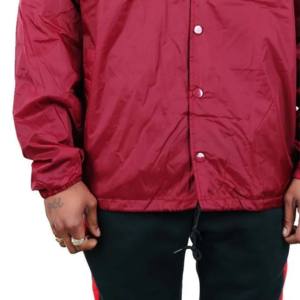 Veste de pluie coupe-vent style High Street pour hommes Nouvelles vestes d'entraîneur imperméables pour garçons et adultes avec logo sur le devant - Product Image 3