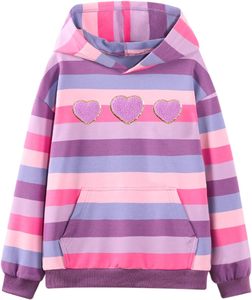Sudadera transpirable de algodón con estampado personalizado para niños, Sudadera con capucha Lisa personalizada para niñas, sudaderas con capucha de tela de punto cálido para niños - Product Image 1