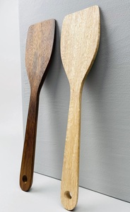 Excellent Quality <b>Wooden</b> <b>Spatula</b> Wood Flat Spoons and <b>Spatula</b> Cooking Utensil Set Of 2-Pcs for Kitchen Use <b>Spatula</b> for Cooking - Product Image 2