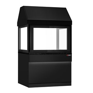 Grill à gaz commercial TORONTO - 10,4 kW - 1100 mm - 900 mm de profondeur - 4 grilles de cuisson - Grilles en fonte - Façade noire - Product Image 3