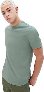 เสื้อครอป Boxy สำหรับผู้ชายเสื้อครอปแขนสั้นคอกลมสีพื้นคุณภาพสูงใส่ได้ทั้งชายและหญิง - Product Image 4