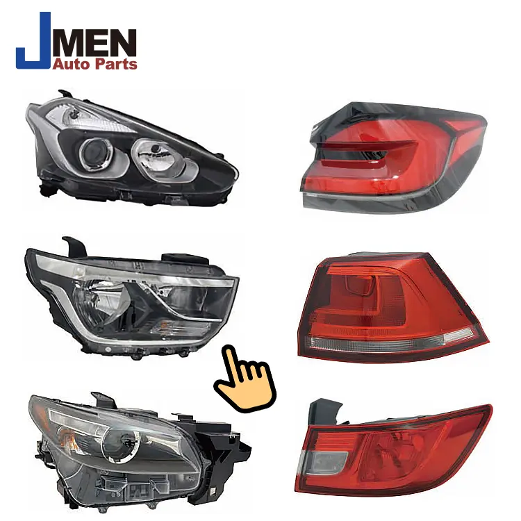 Jmen for Headlight Taillamp car pickup van truck Turn Single Lamp Fog Light Headlamp TailLight Head Tail 3RD Led Auto Body Parts