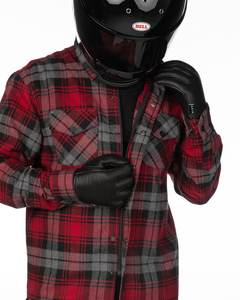 Venta al por mayor Camisa de moto Camisa de manga larga de franela suave montar en motocicleta blindada para hombre - Product Image 4