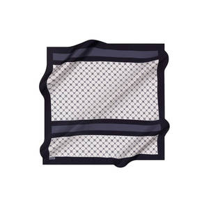 Designer Printed Polyester Silk Scarf Long Square Geometric Pattern for Summer - Product Image 1
