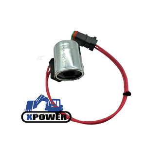 Nouvelle bobine de solénoïde noire pour pièces d'excavatrice sur chenilles XPower 428D 430D 432D 436C 438C 130-0013 1300013 - Product Image 3