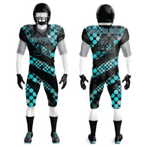 Uniformes imprimés respirants de sublimation de maillot de football américain de taille XL sur mesure Offre Spéciale des modèles de numéro vierges de nom d'équipe - Product Image 2