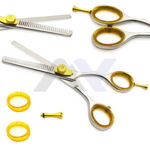 Ciseaux à effiler de qualité supérieure pour la coiffure, logo personnalisé, ciseaux à effiler professionnels, ciseaux à cheveux tranchants pour les barbiers, utilisation en salon - Product Image 1